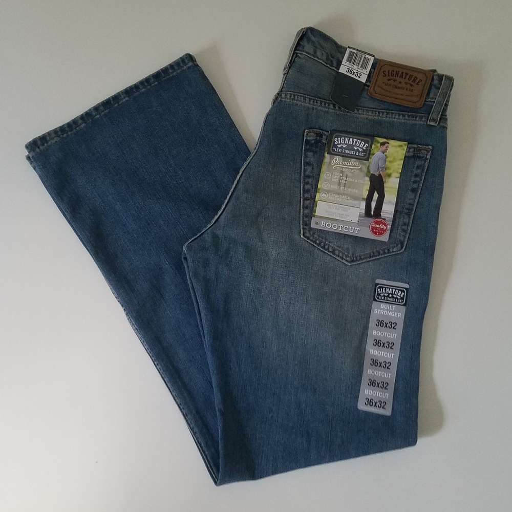 Levi's Signature Bootcut Jeans 36×32